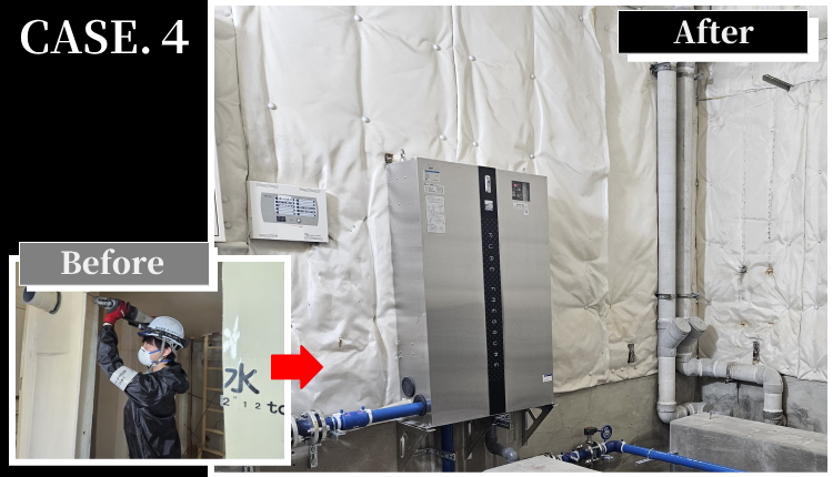 大阪・関西での受水槽撤去・直結増圧給水方式への変更工事事例